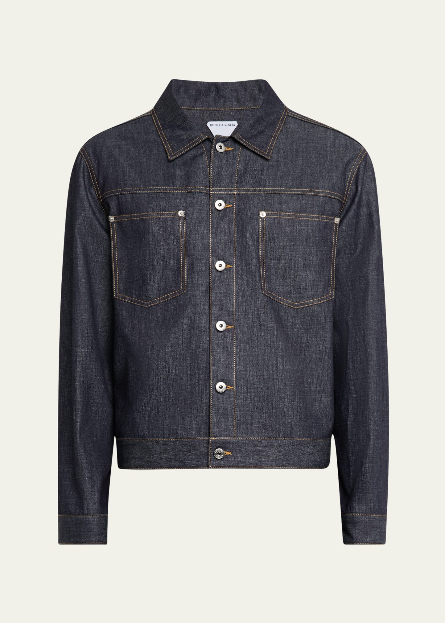 Men's Indigo Denim Jacket - 1