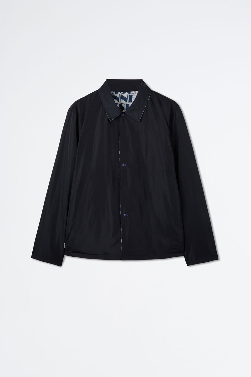 REVERSIBLE NAVY & WHITE LOGO JACKET 4