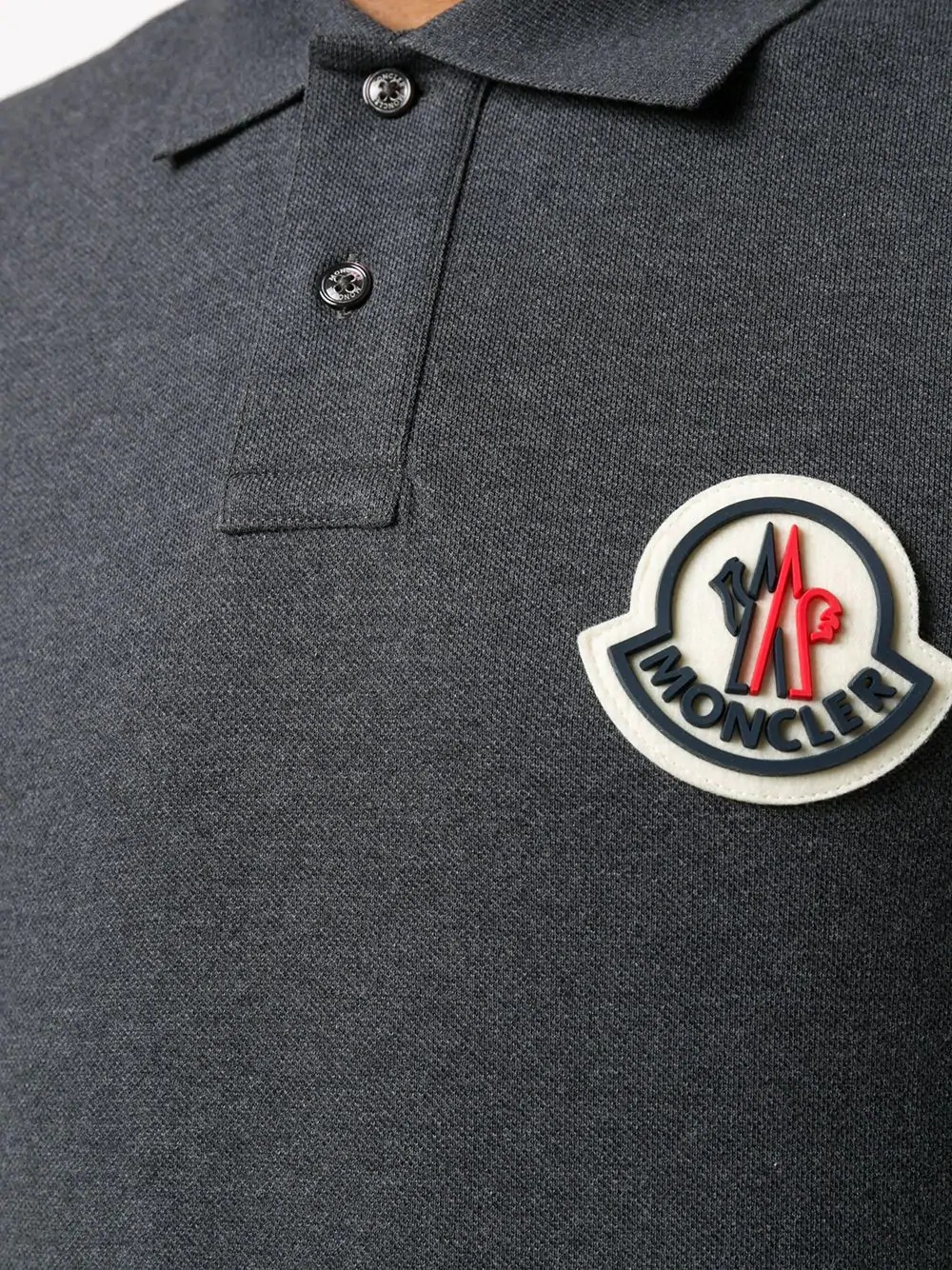 logo patch polo shirt - 5