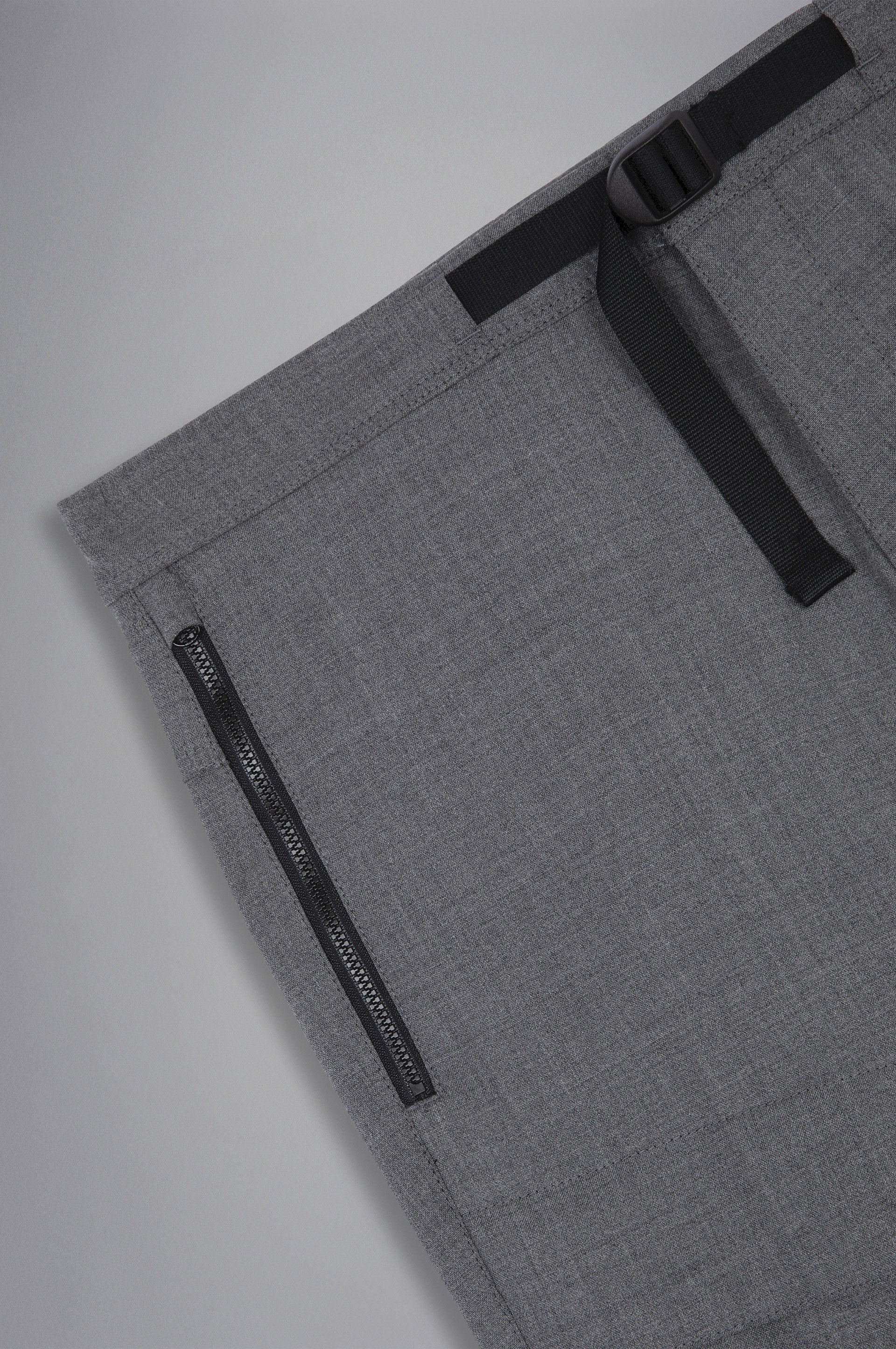 WOOL TECHNICAL FABRIC TROUSERS - 5