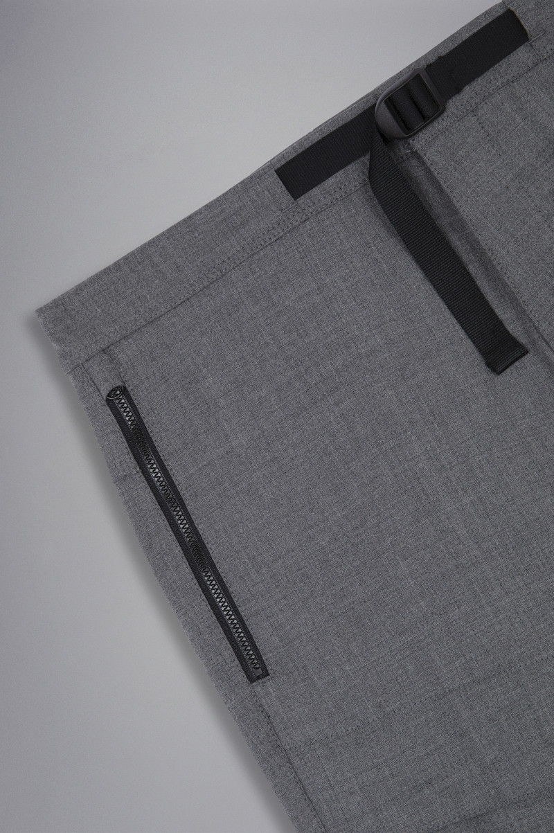 WOOL TECHNICAL FABRIC TROUSERS 5