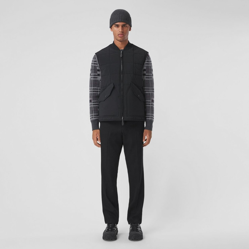 Burberry Quilted Stretch Nylon Gilet outlook