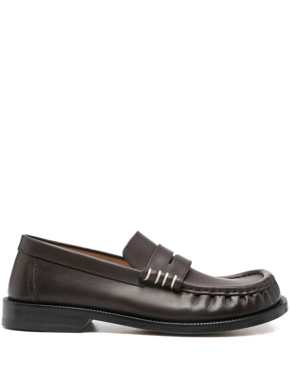 stitched loafers - 1