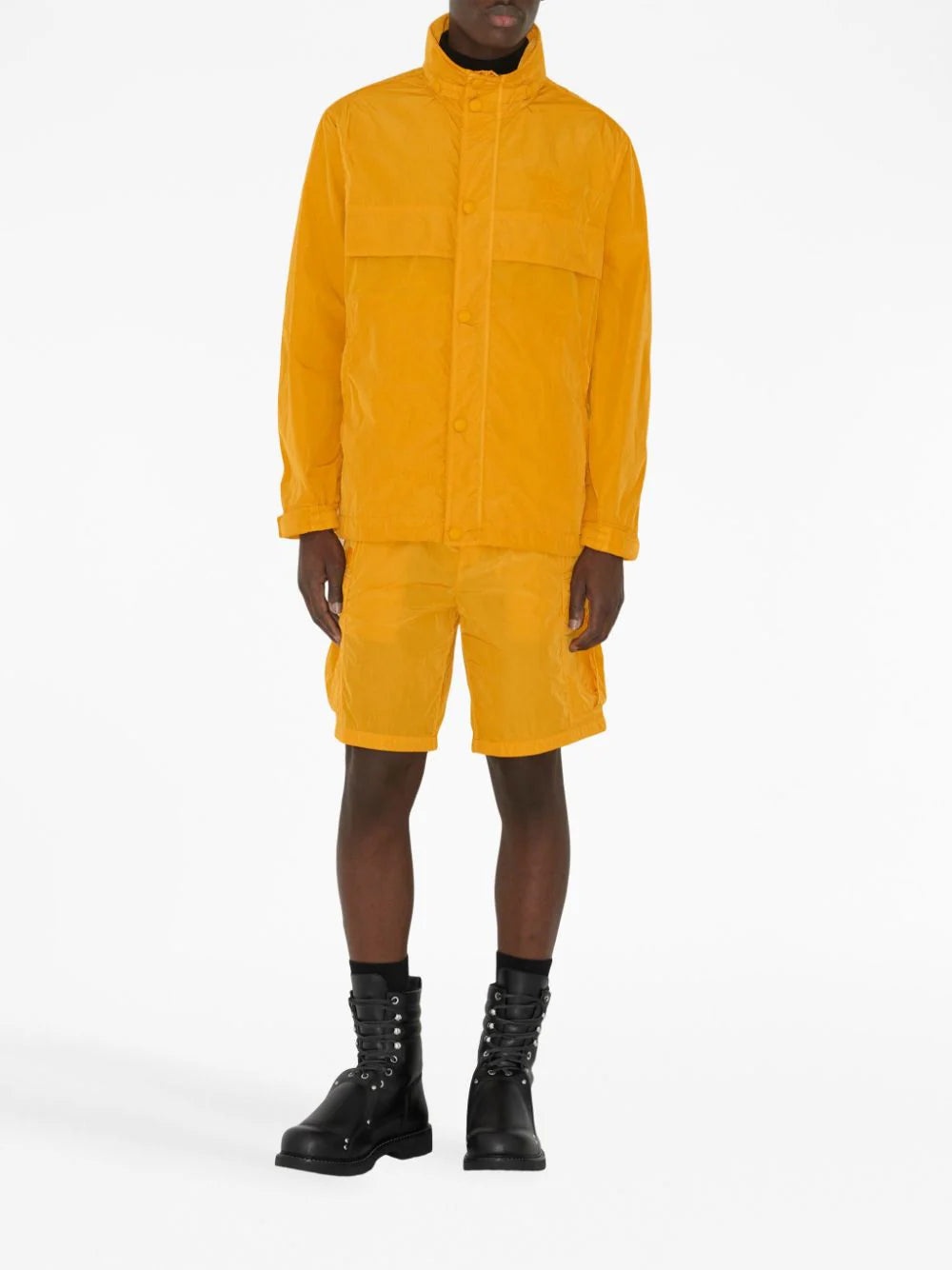 ELASTICATED-WAIST CARGO SHORTS - 2