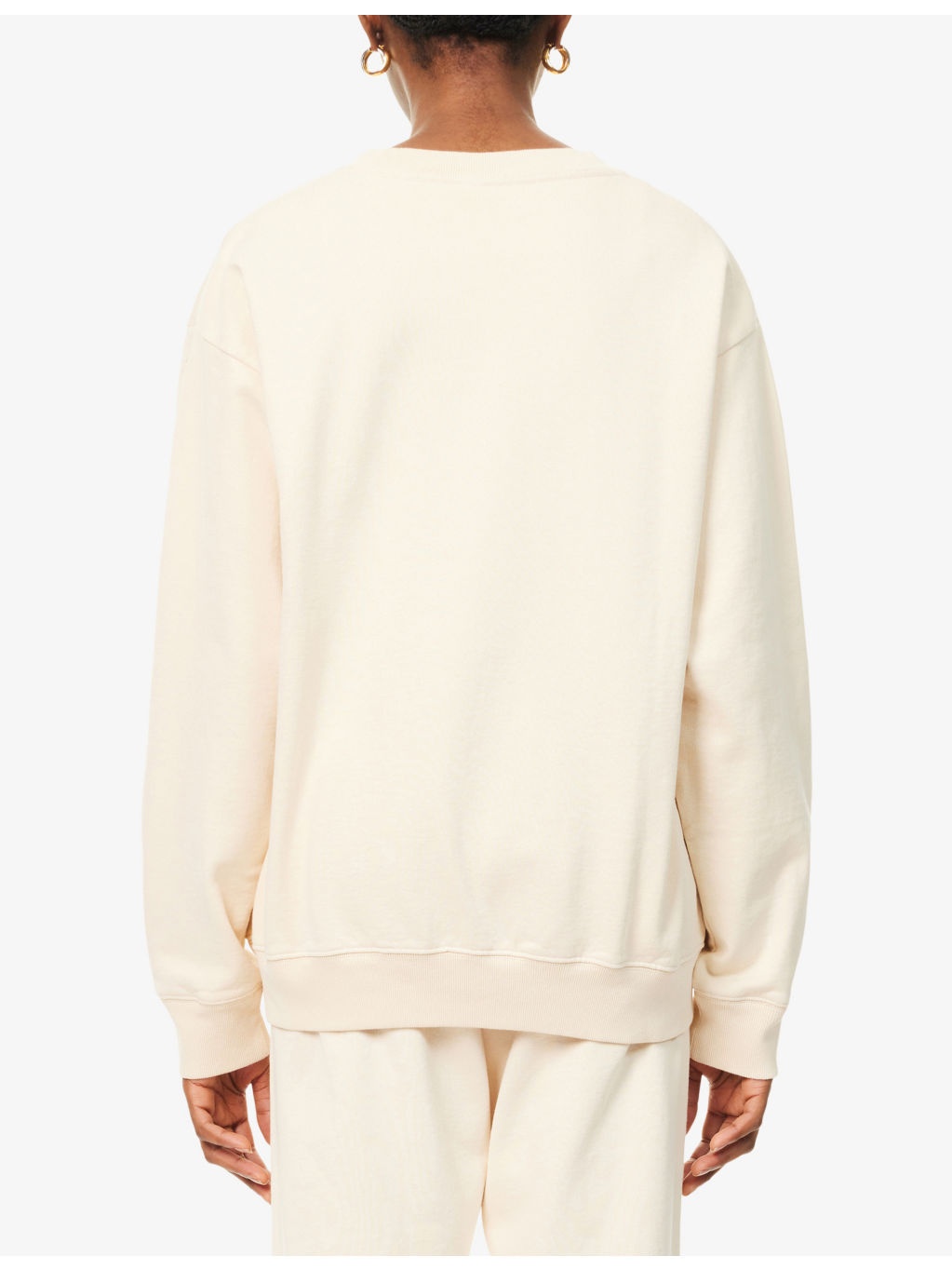 Wellness Club Embroidered Crewneck Cotton-Jersey Sweatshirt - 4