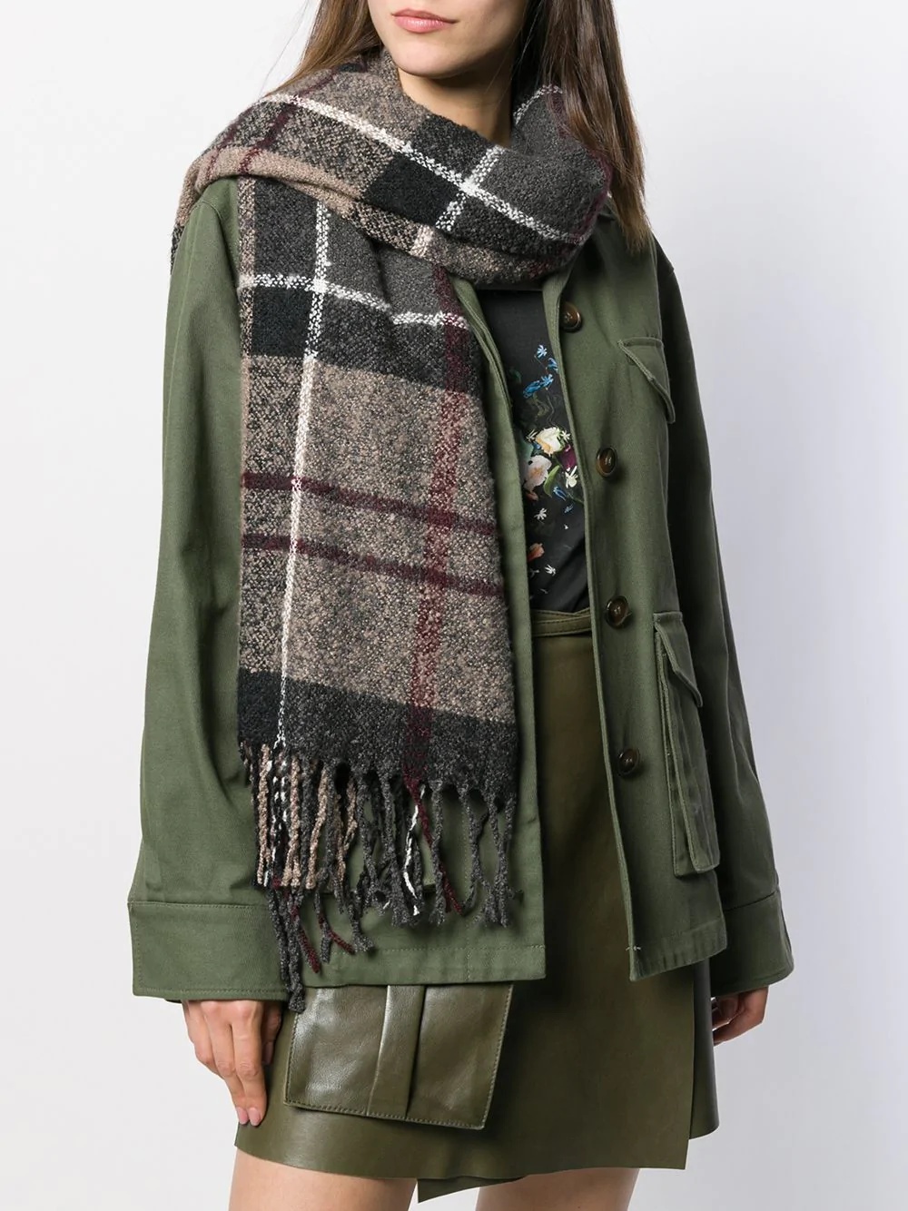 Winter Dress tartan scarf - 2