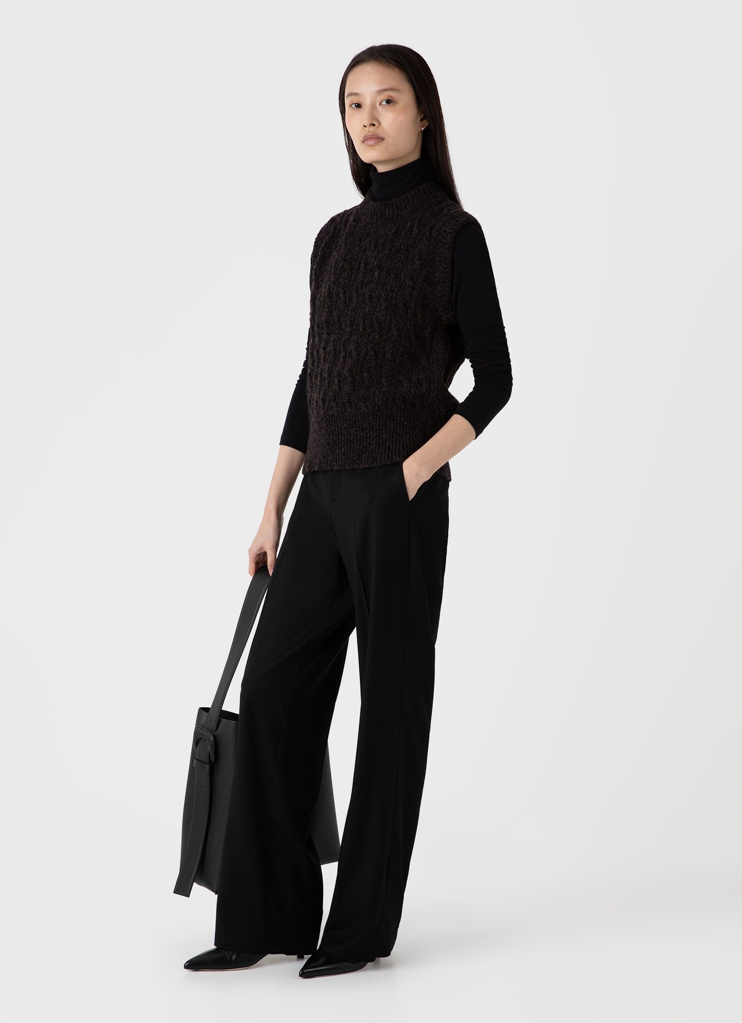 Cable Knit Vest - 2