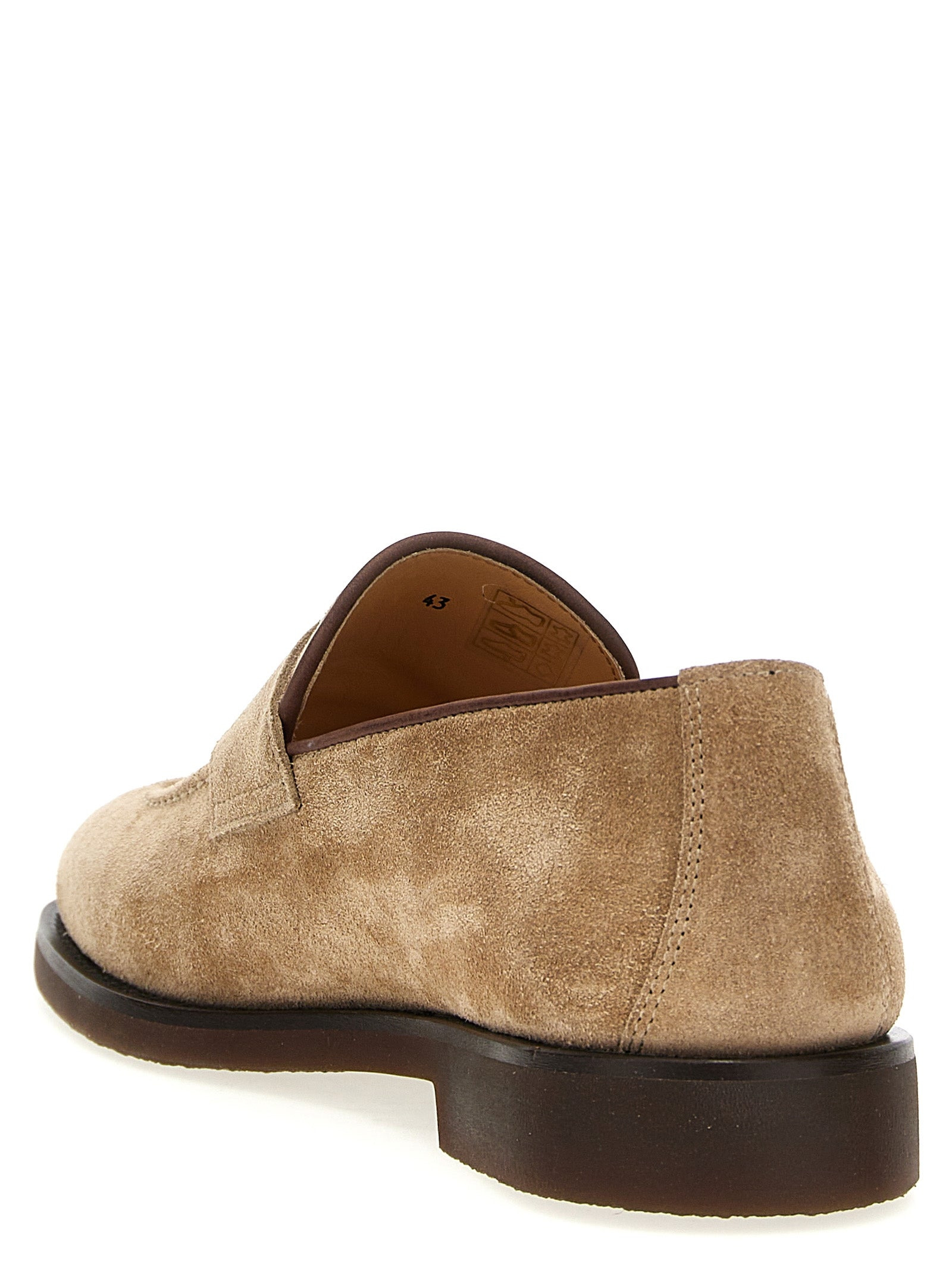 Brunello Cucinelli Men Suede Loafers - 3