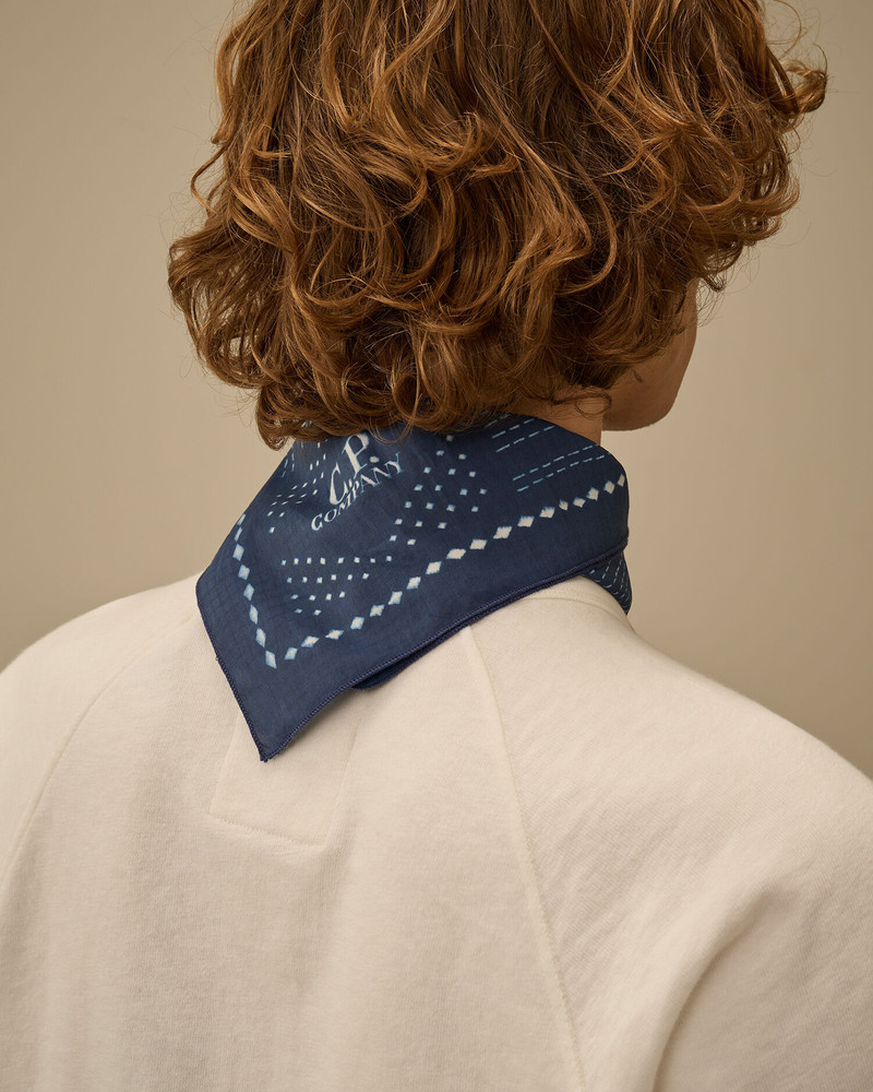 Printed Muslin Logo Bandana 4