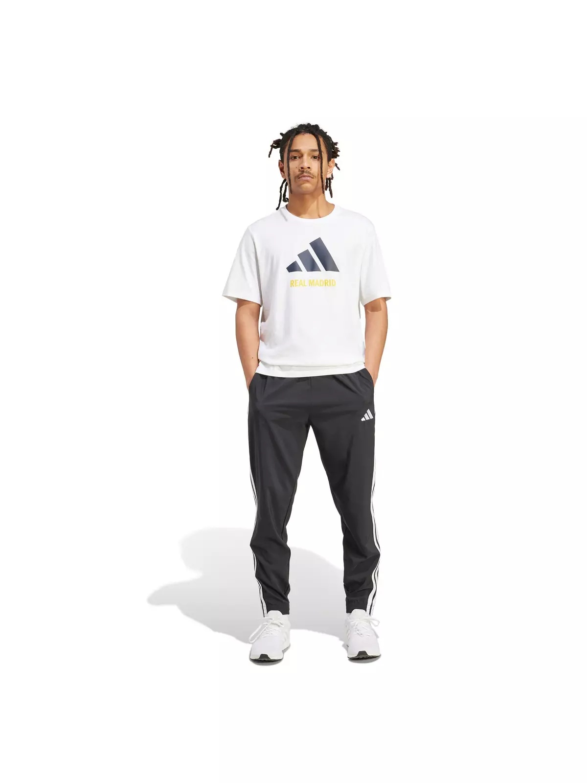 Men's Real Madrid Seasonal Graphic T-Shirt -White - 6