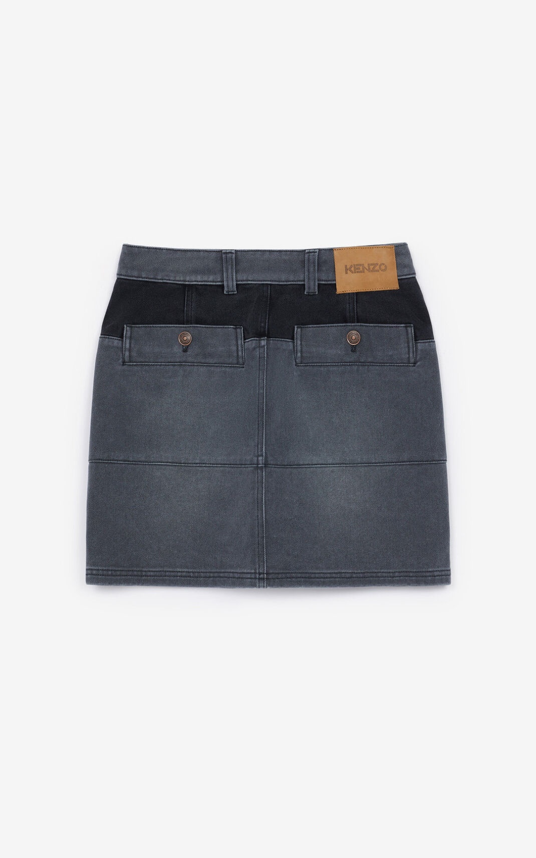 Denim mini skirt - 5