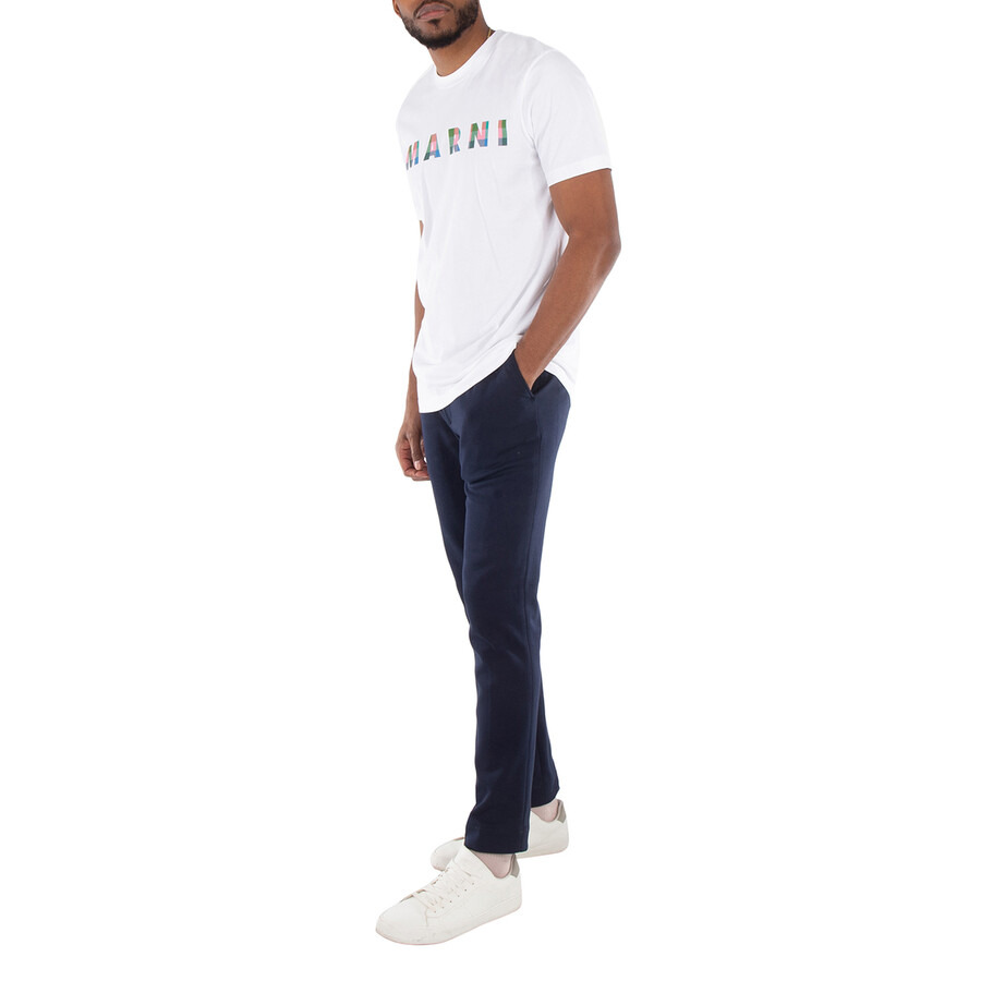 Marni Logo-Print Cotton T-Shirt - 4