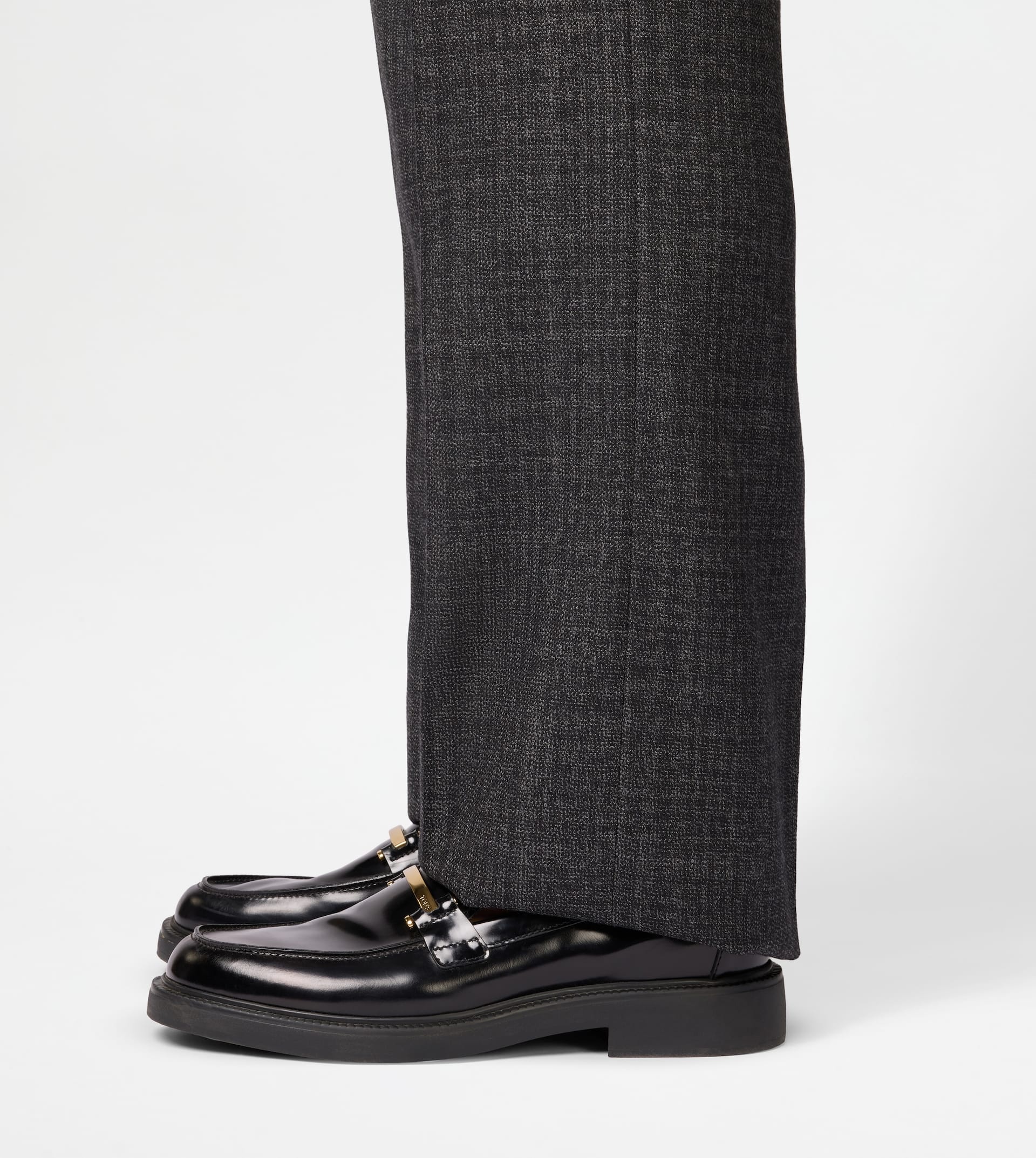 LOAFERS IN LEATHER - BLACK - 6