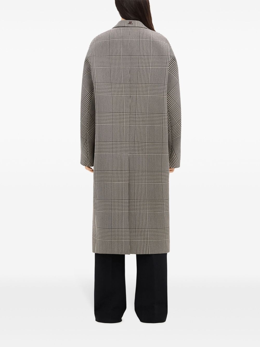 Cocoon checked coat - 5