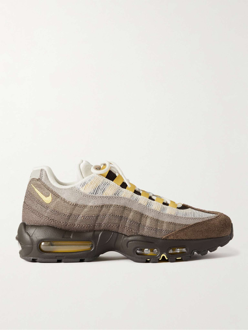 Air Max 95 Panelled Canvas, Leather, Suede and Mesh Sneakers - 1