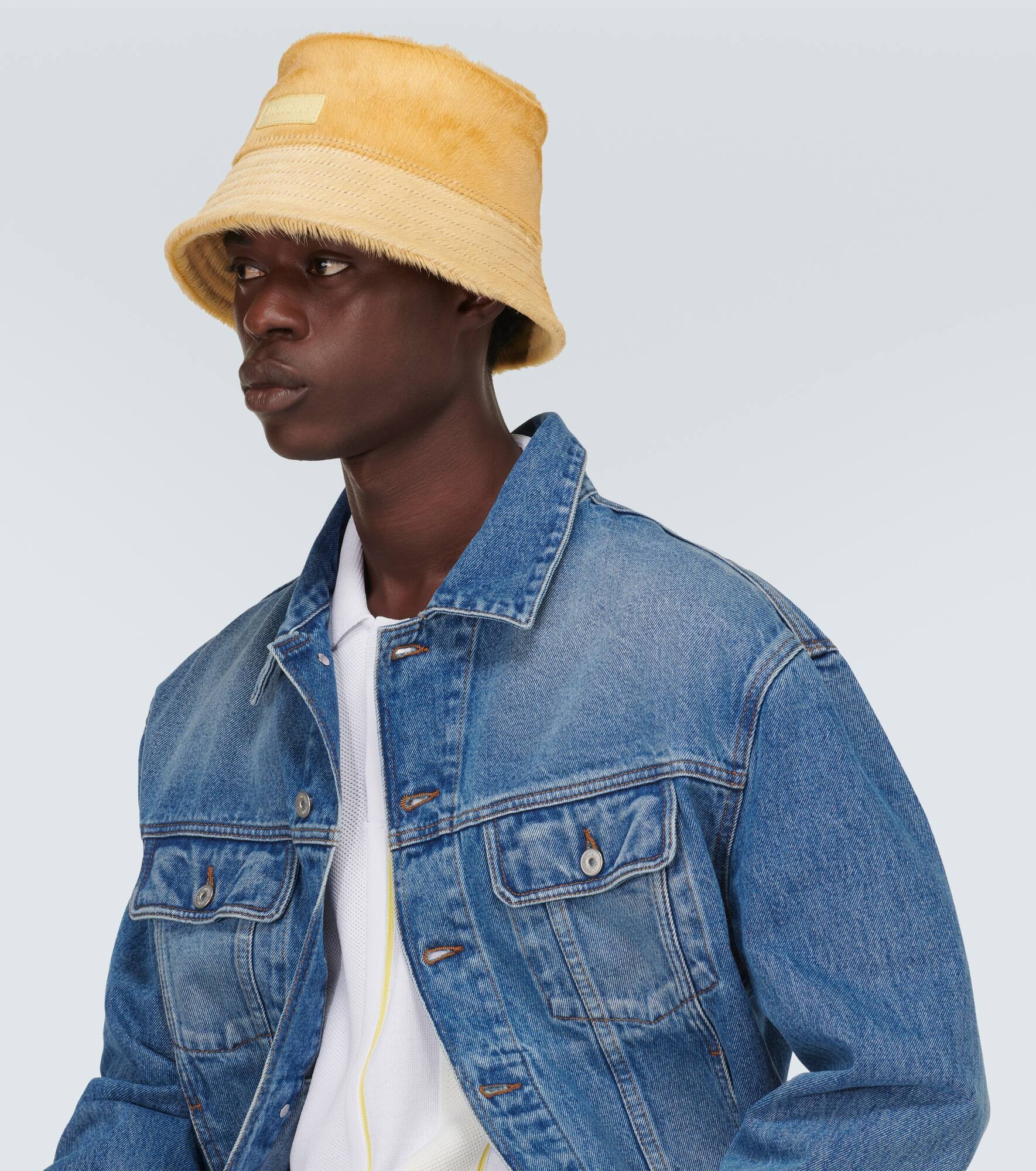 Le Bob Sperone calf hair bucket hat - 2