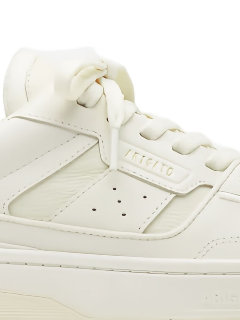 Clay leather panelled sneakers - 2