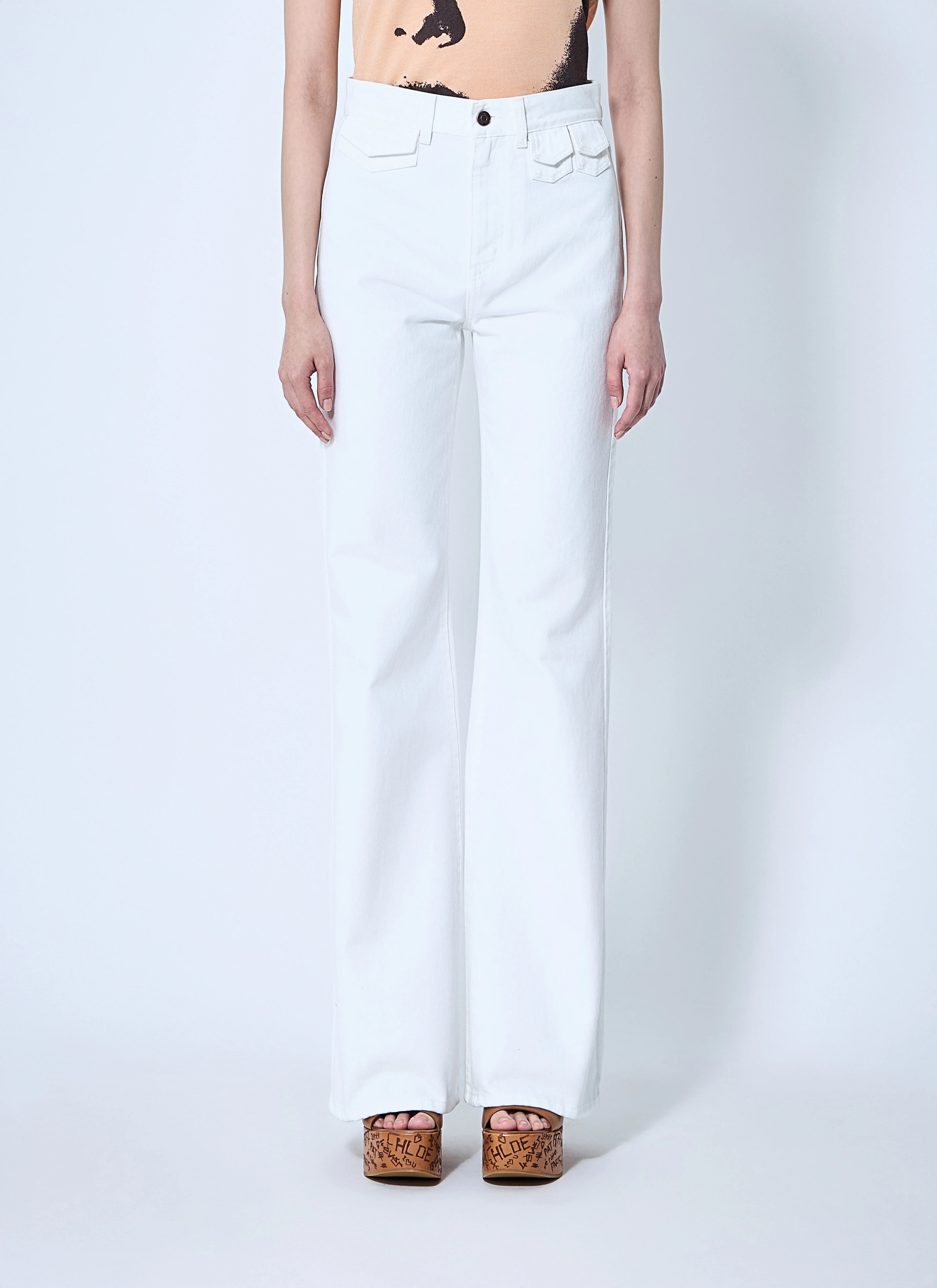 Denim Flare Jeans - 1