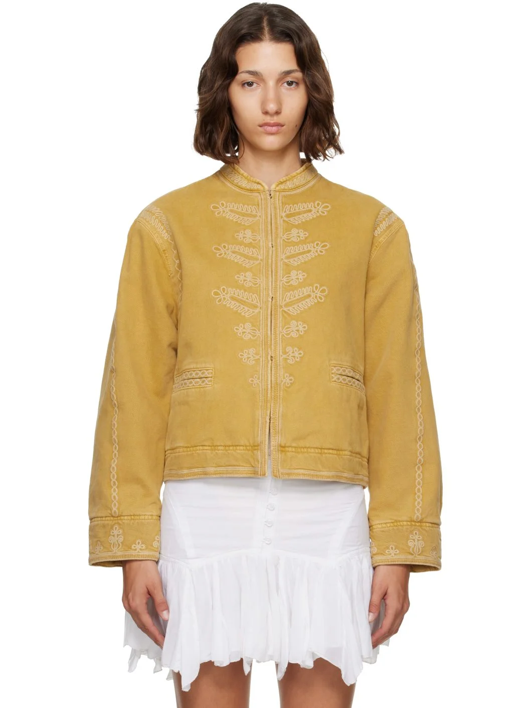 Yellow Emalia Denim Jacket - 1