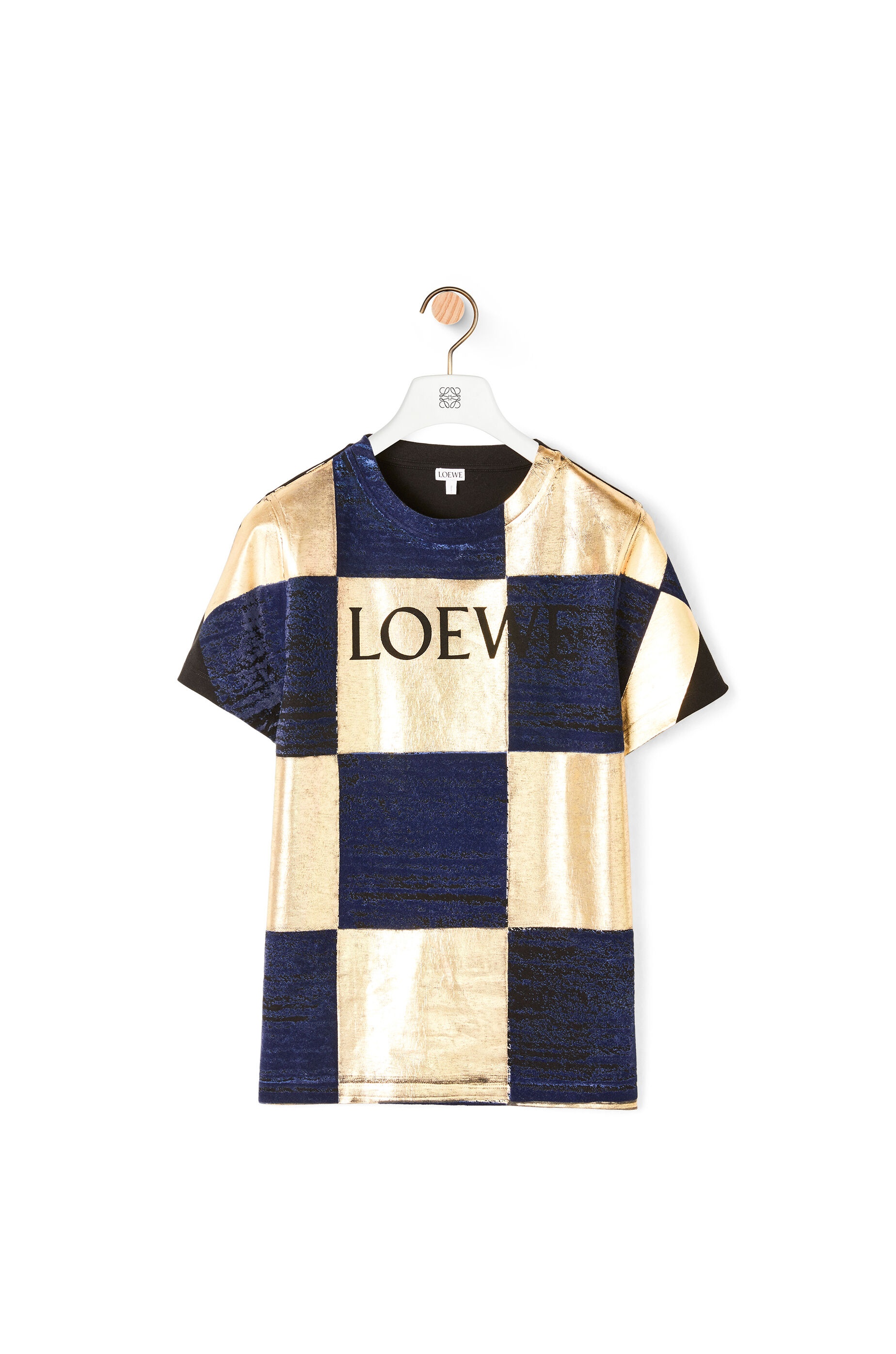 LOEWE damier T-shirt in cotton - 1