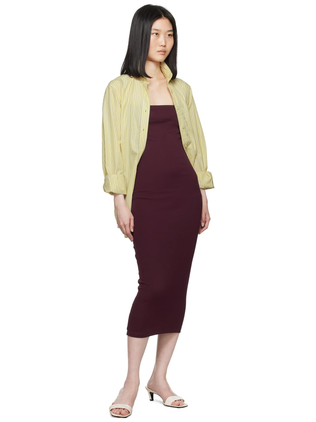 Purple Liv Midi Dress - 4
