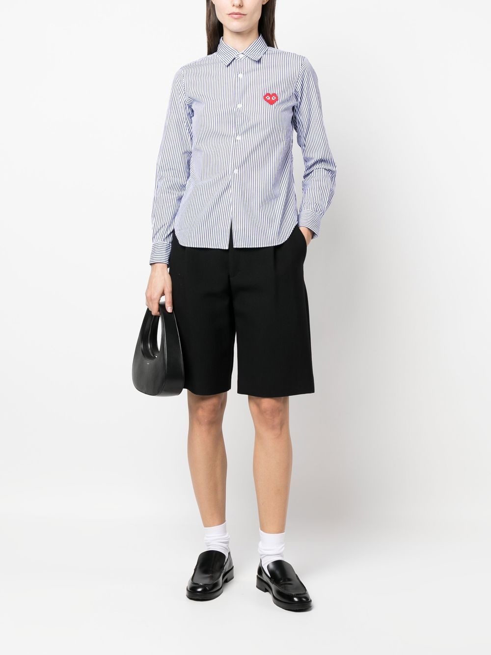 signature heart-patch shirt - 2