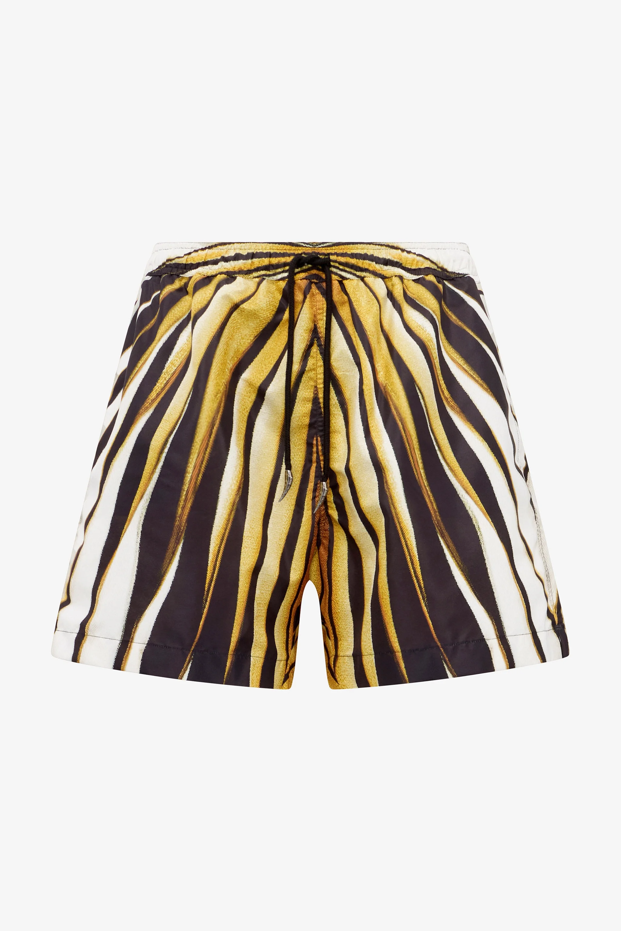 Ray Of Gold Print Nylon Sea Shorts - 1