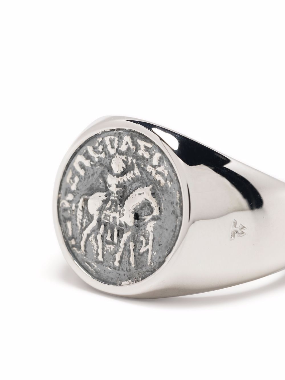 Alexander the Great coin signet ring - 3