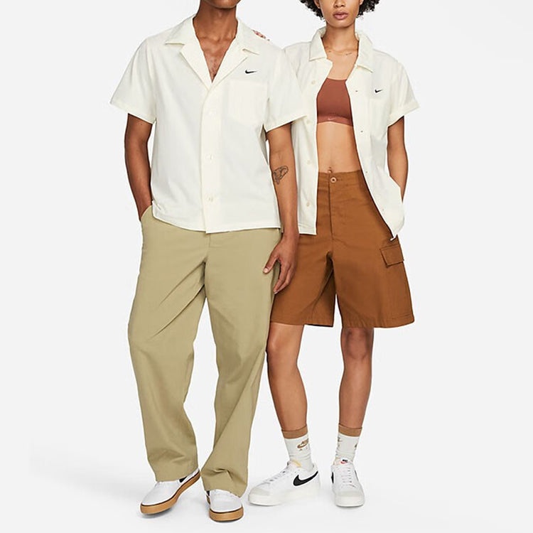 Nike SB Short Sleeve Bowling Shirt 'White' DV9074-113 - 5