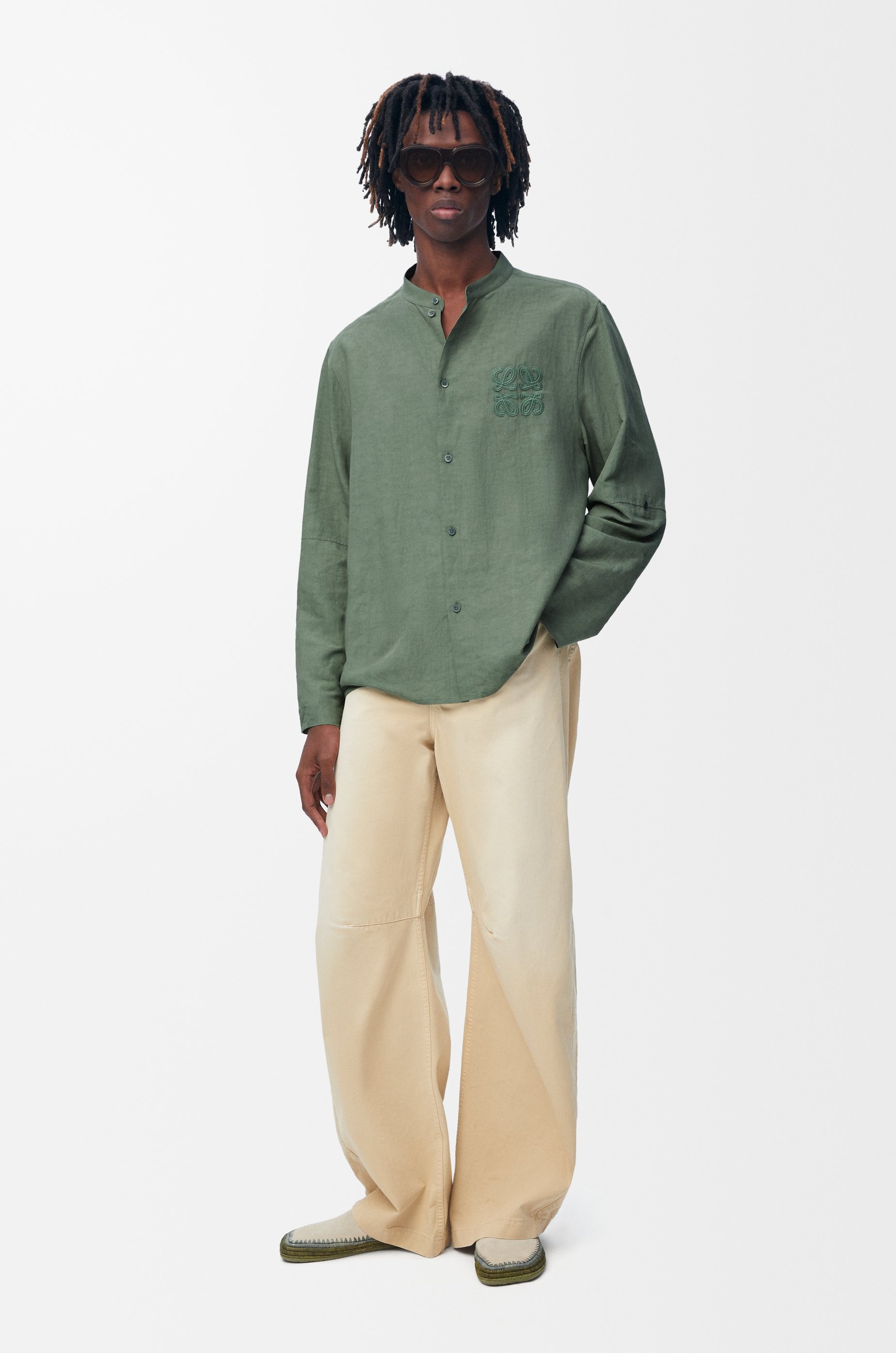 Shirt in viscose and linen - 2