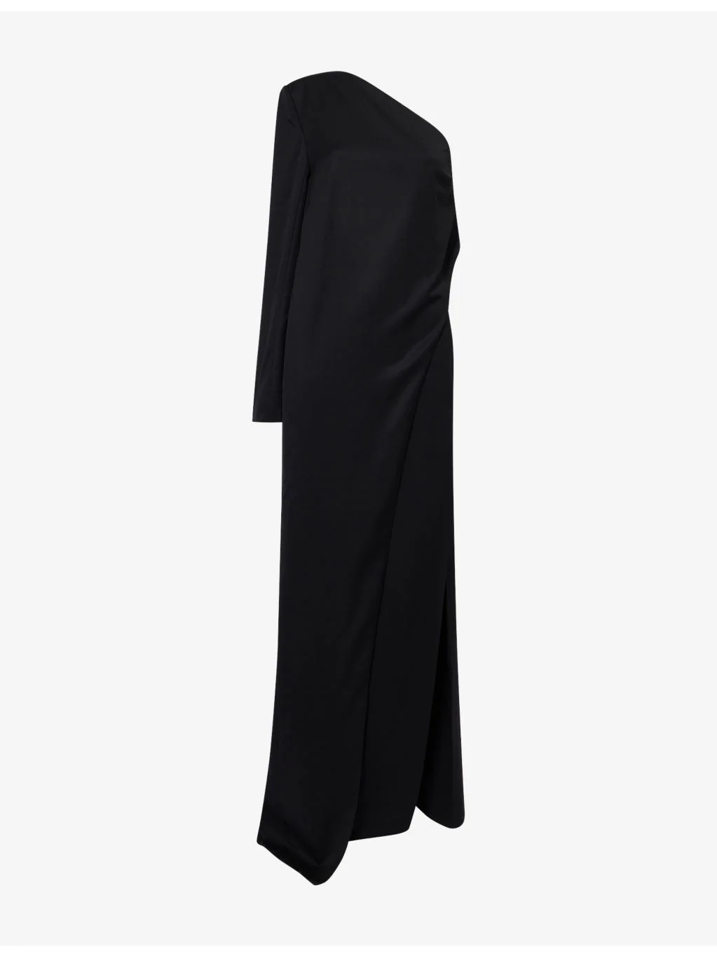 Ciran Asymmetric Wool Maxi Dress - 1