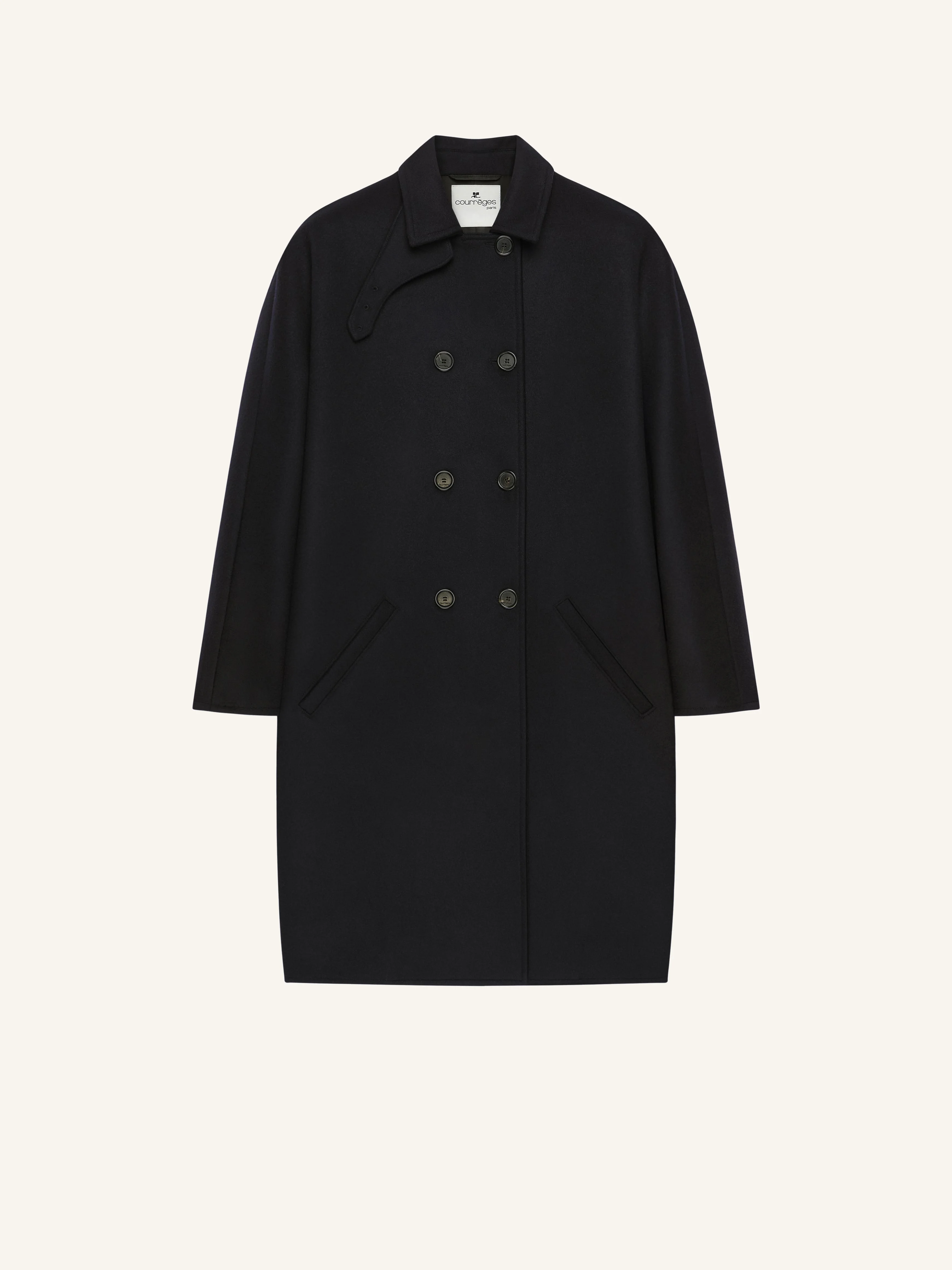 WOOL OVERSIZED COAT - 1
