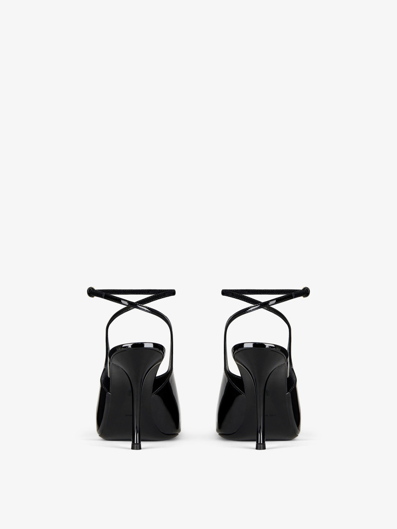 SHOW SLINGBACKS IN PATENT LEATHER 6