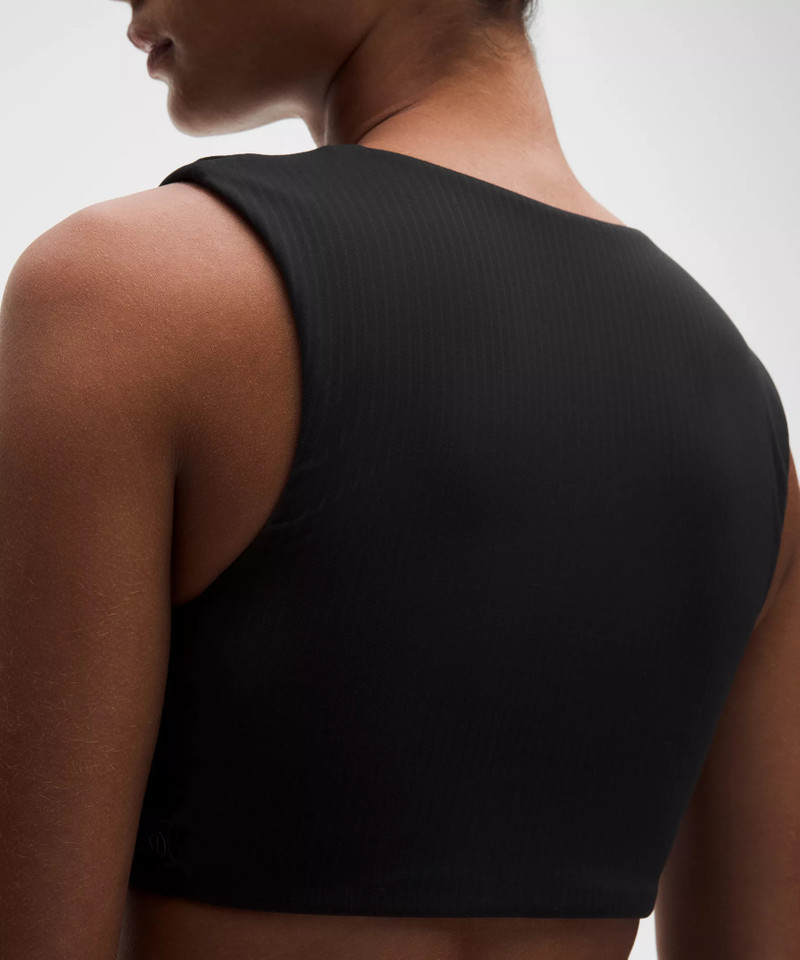 Ribbed Nulu Twist-Front V-Neck Bra *Light Support, B/C Cup 5