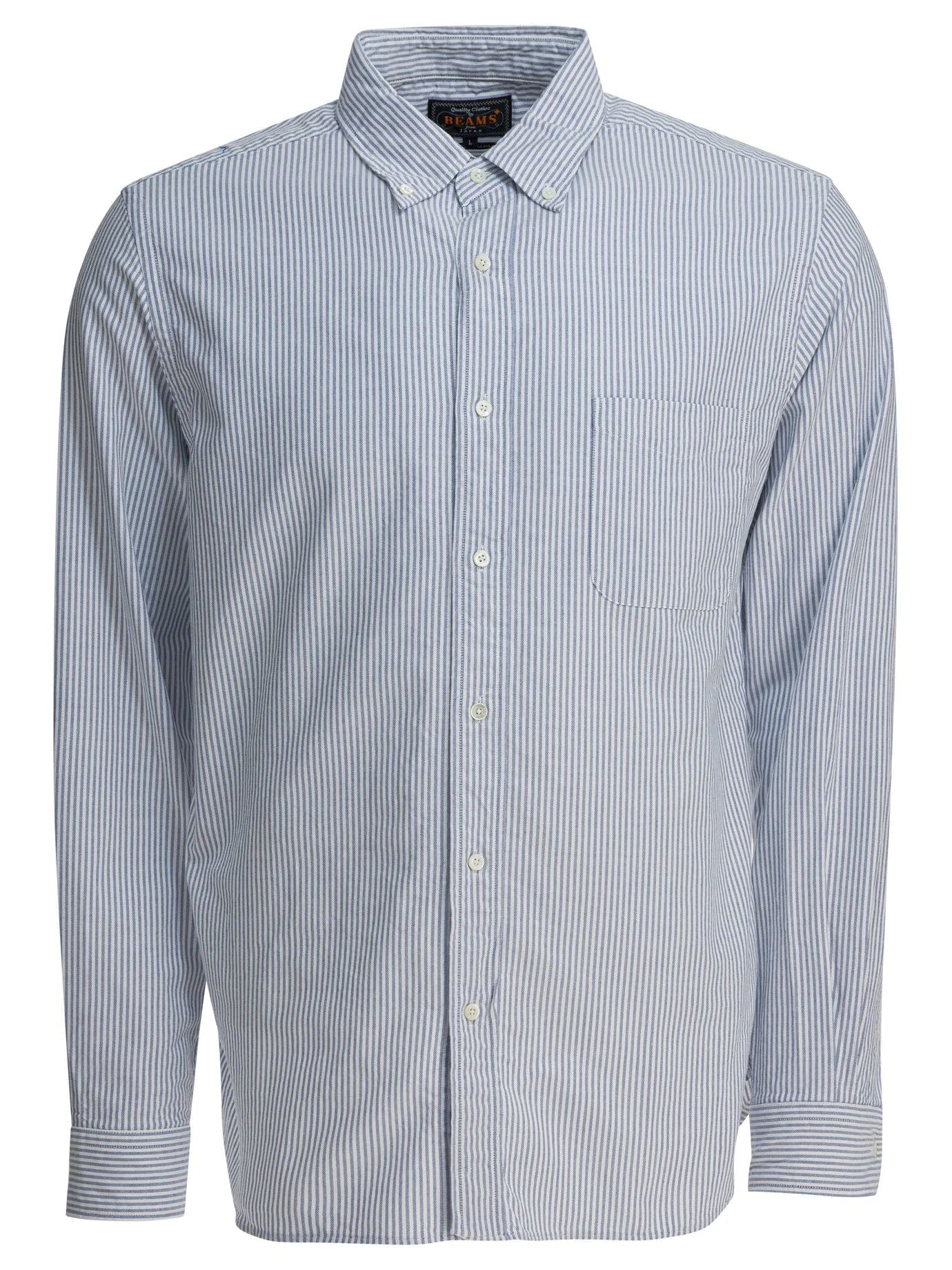 Beams Plus Cotton Striped Shirt - 1
