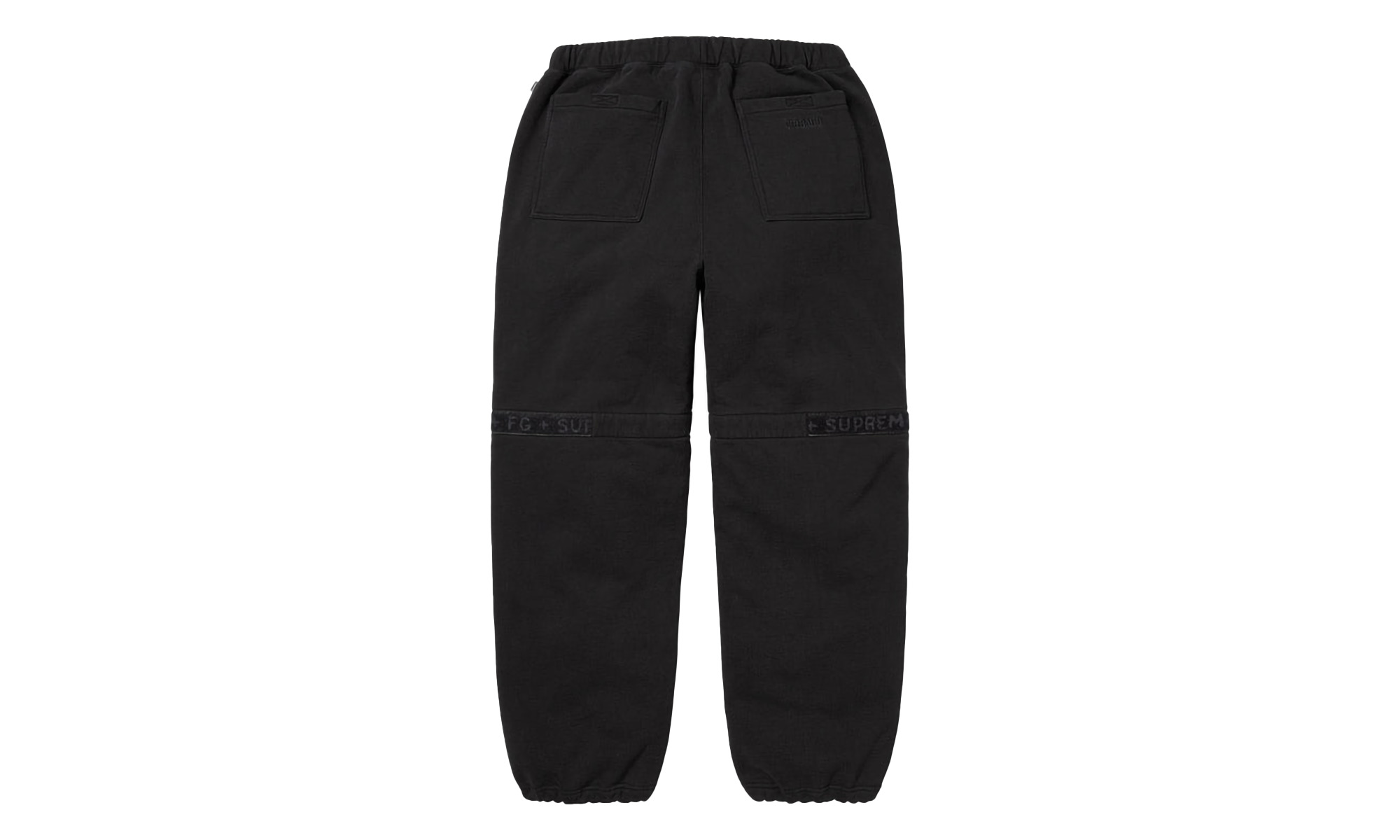 Marithé+François Girbaud Shuttle Tape Sweatpants "SS25 - Black" - 2