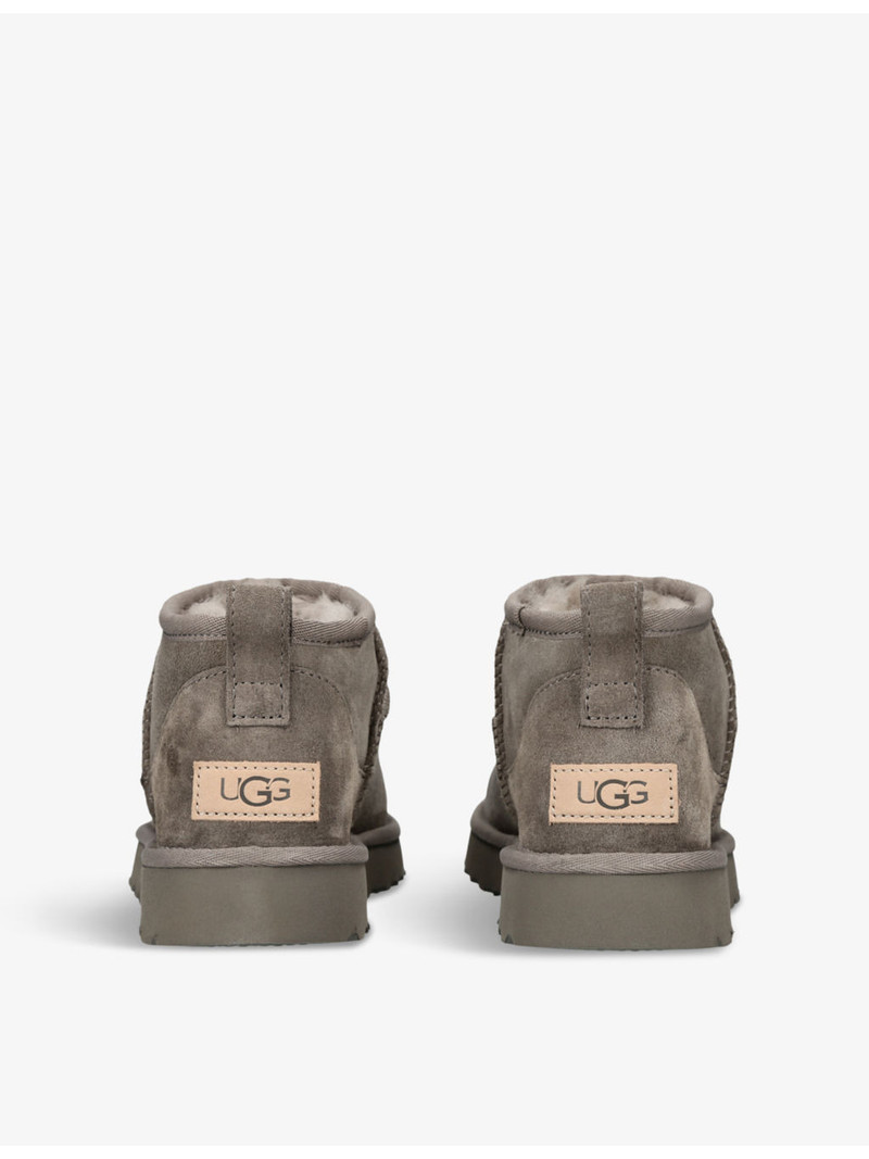 UGG Classic Ultra Mini suede ankle boots outlook