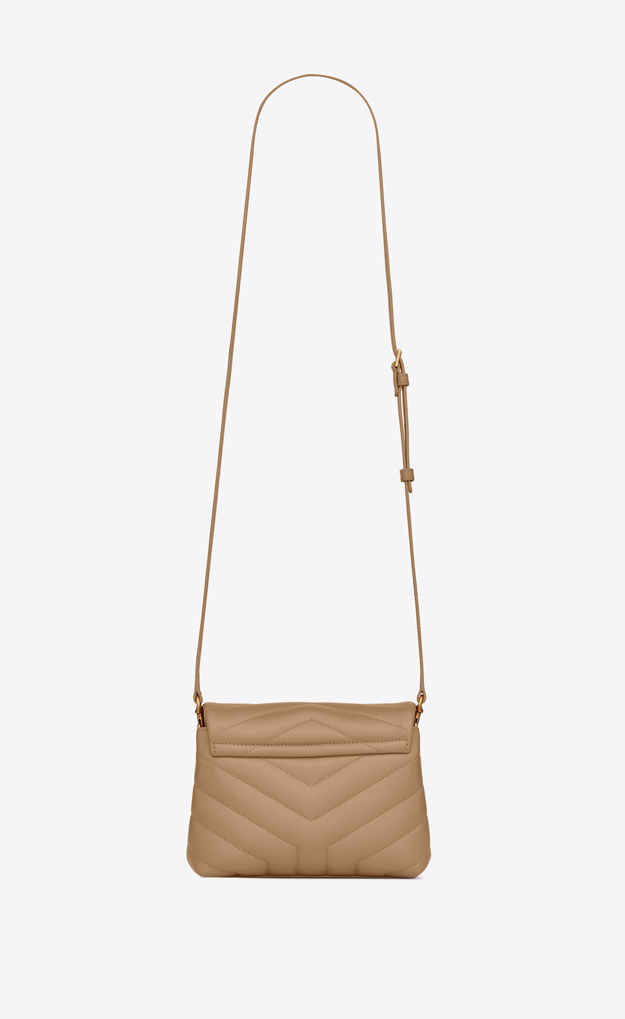 loulou toy strap bag in matelassé  "y" leather - 3