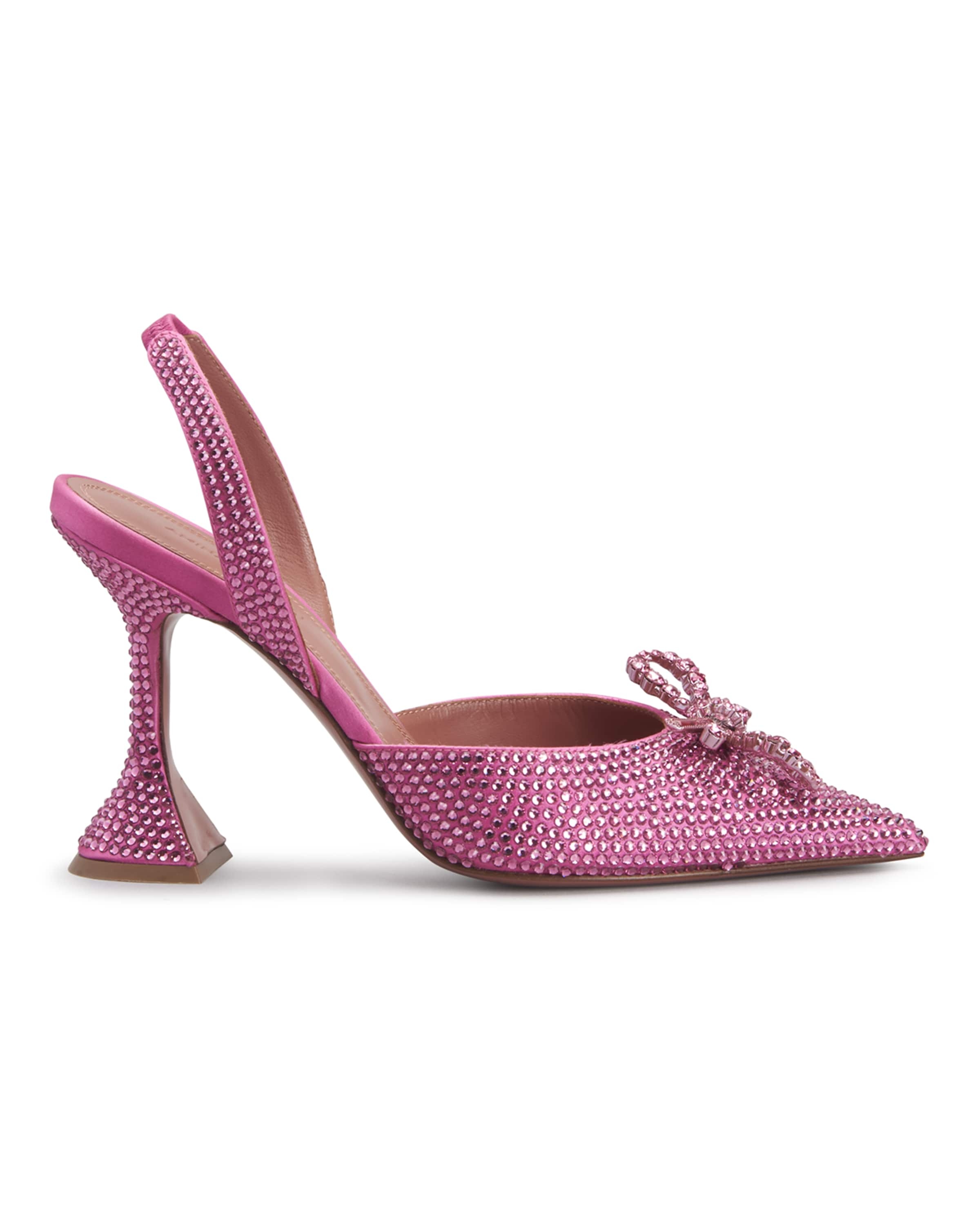 Rosie Crystal Bow Halter Pumps - 1