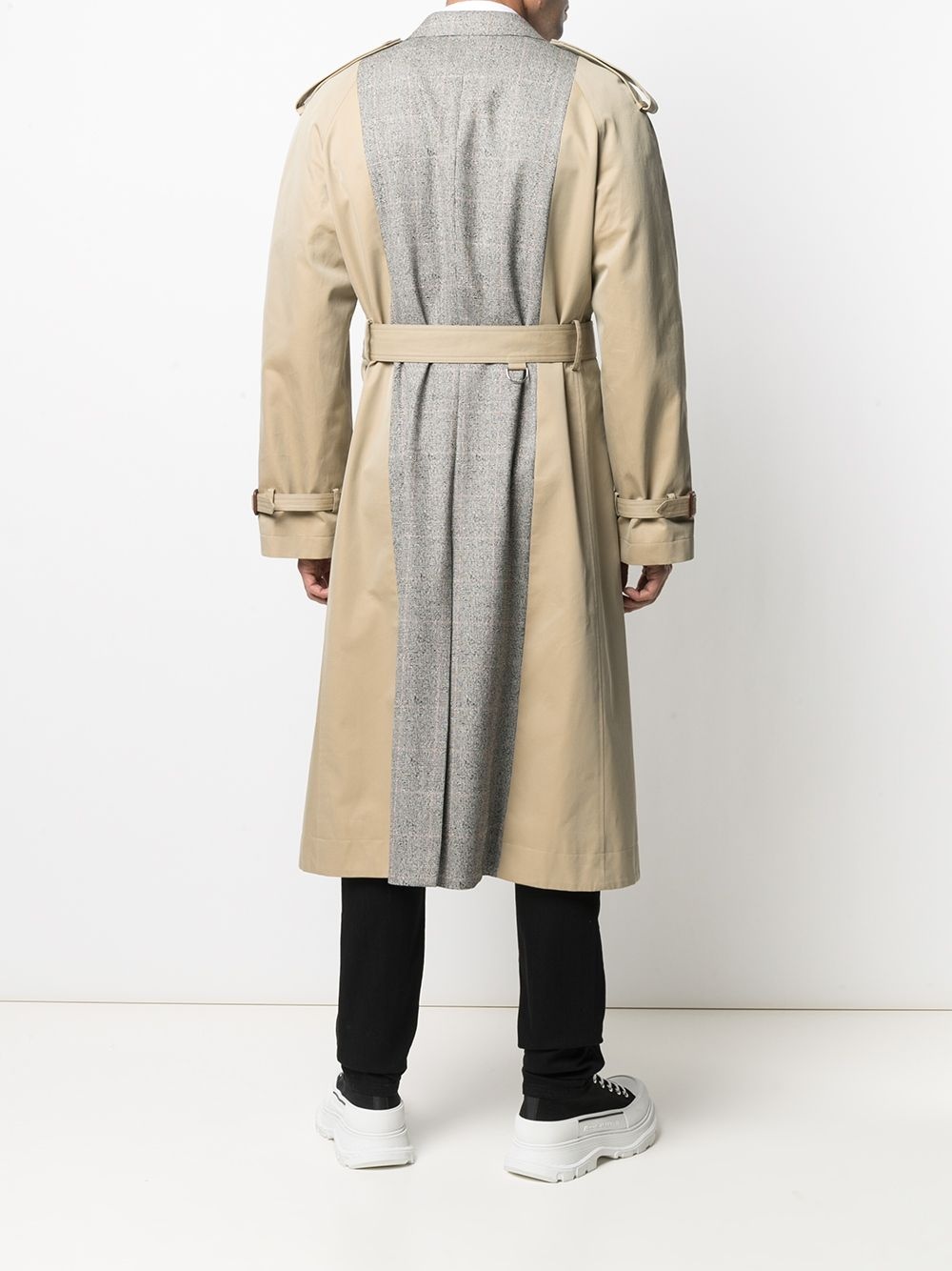 belted trench coat - 4