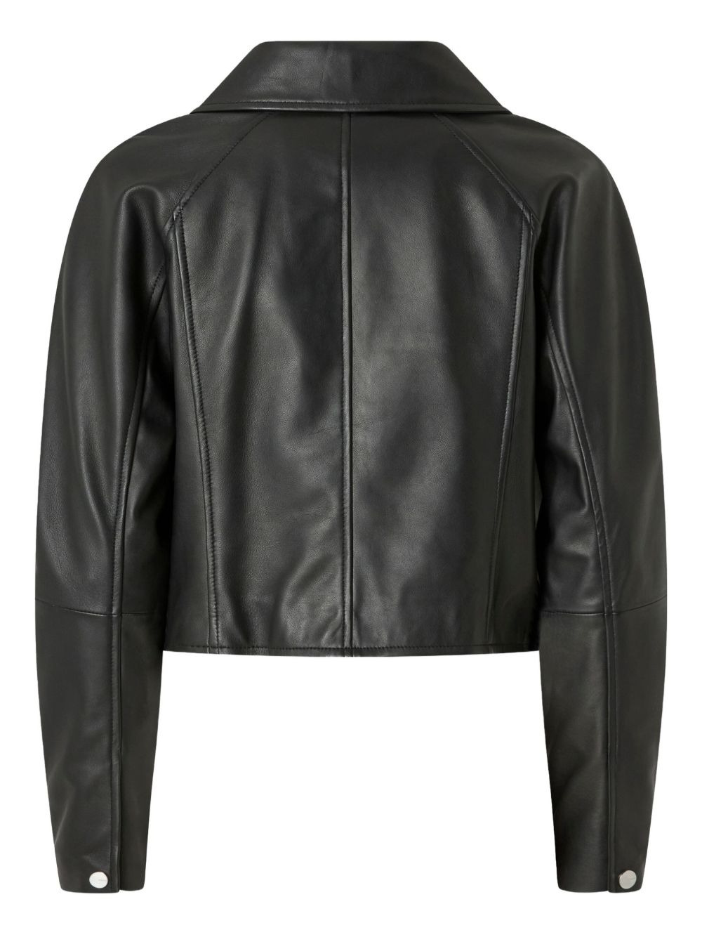 leather biker jacket - 2