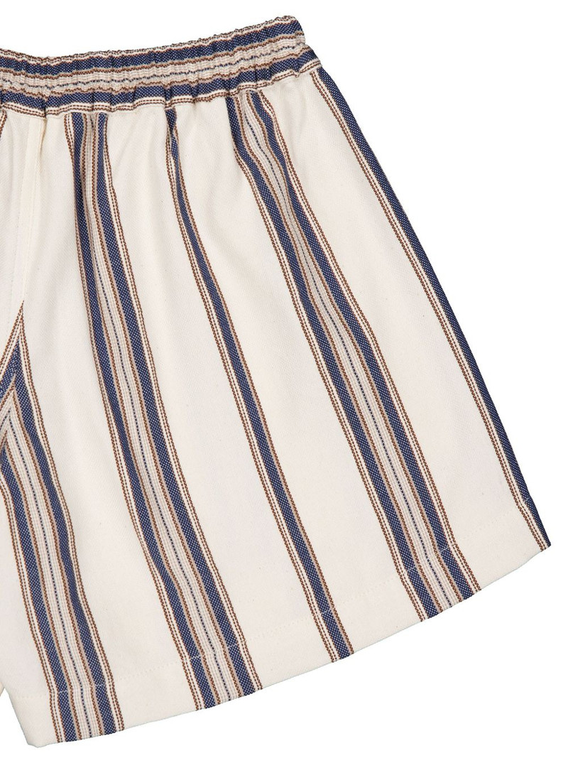 striped elasticated-waist shorts 4