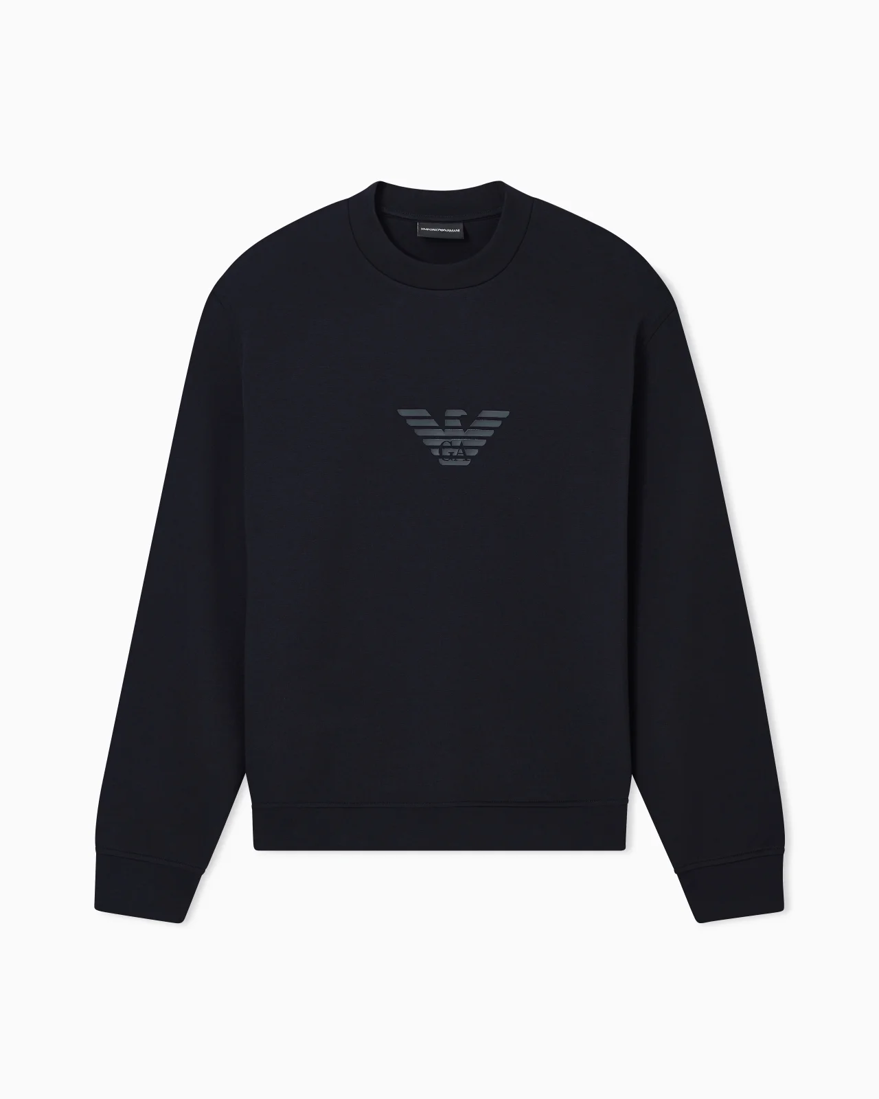 SWEATSHIRT ESSENTIAL IN COTTON DOUBLE JERSEY - 1