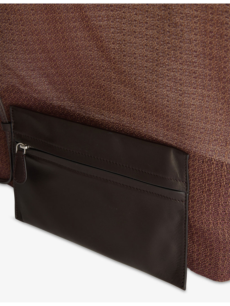 The Row Barn Woven-Mesh Tote Bag outlook