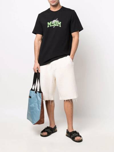 MSGM logo-print short-sleeved T-shirt outlook