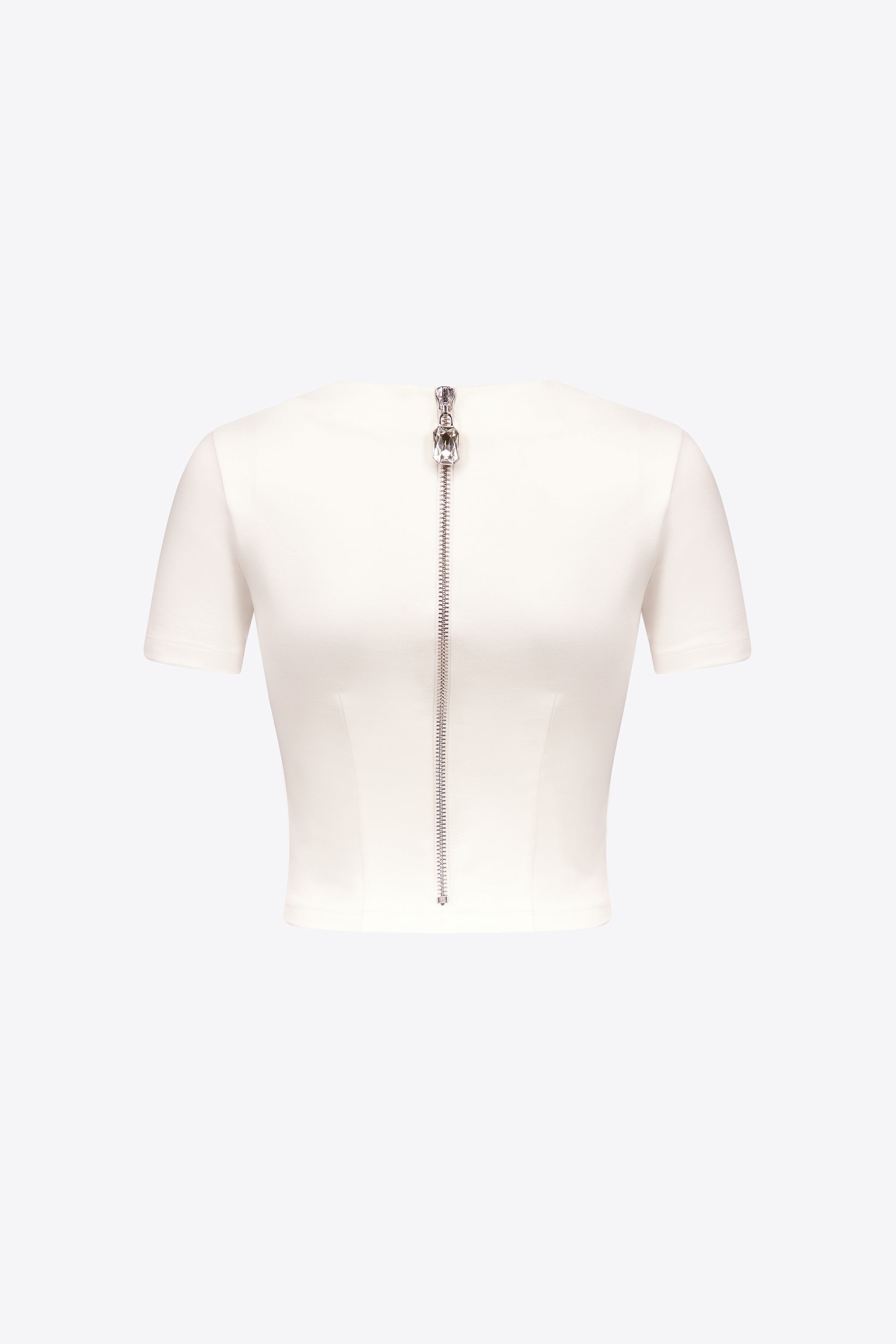 ZIPPER BUSTIER CUP T-SHIRT - 3
