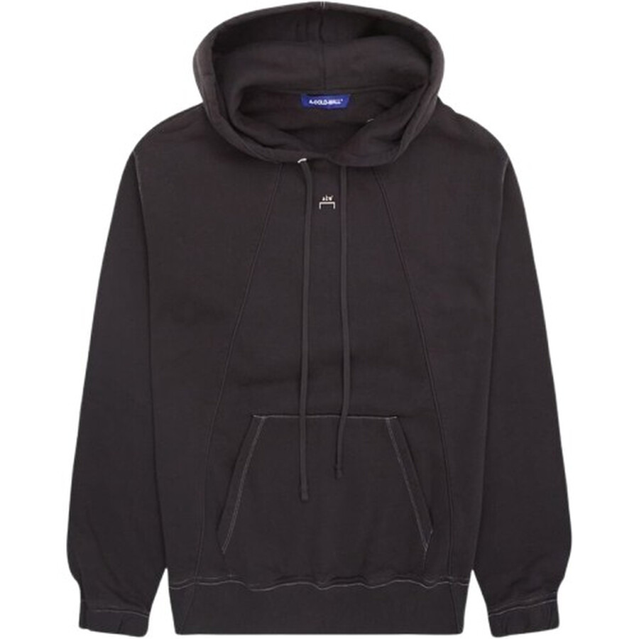 A Cold Wall Men's Black Millbank Cotton Hoodie - 4
