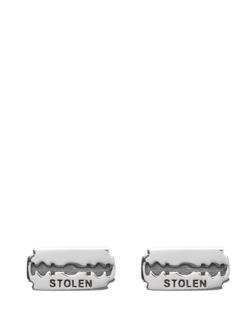 Stolen Razor earrings 1