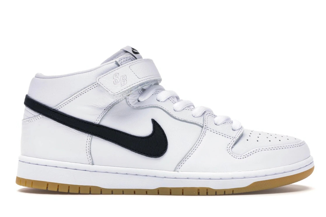 Nike SB Dunk Mid Orange Label White - 1