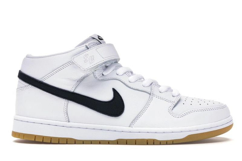 Nike SB Dunk Mid Orange Label White - 1